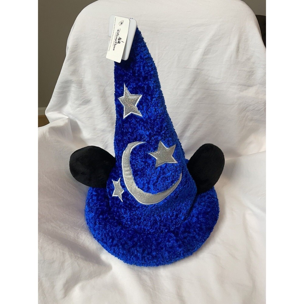 Walt Disney Parks Plush Sorcerer Mickey Mouse Ear Hat Fantasia